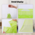 100Pcs Mugwort Anti-Mosquito Trash Bag Large Thickened Household Kitchen Garbage Bag Portable Portable Drawstring Garbage Bag. 