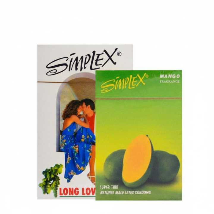 Symplex Bundle Simplex bundle (white 12 pcs + mango 12 pcs ) flavored condom | Daraz.pk