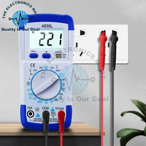 Multimètre Numérique Portable A830L - Haute Précision - Tension/résistance/capacitance - Neuf