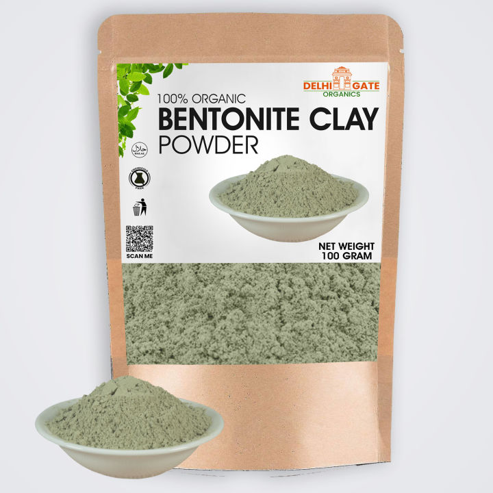 100 % Natural & Pure Bentonite Clay Fine Powder 100 Grams