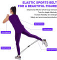 Figure 8 Power Resistance Band  Yoga Stretching Bands  Yoga Gym Fitness Pulling Rope for Women  Exercise Gym Fitness Bands  Resistance Loop for Back Shoulder. 