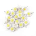 3.7 V LED Light  High Power 2 Pin 3W White LED Bead Emitters 170-190Lm 6000K. 