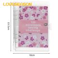 Savings Binder Book Waterproof Money Saving Binder with Laminated Sheet Buyers' Favorite Money Savings Challenge Notebook Savings Goal Binder. 