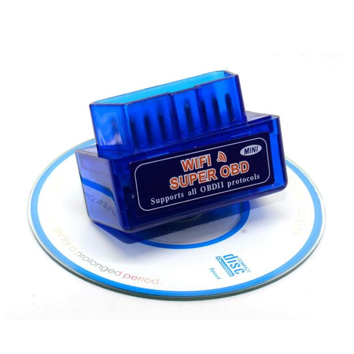 Mini V2.1 ELM327 OBD2 Code Reader Scan Tool Bluetooth Interface Car Scanner - Blue
