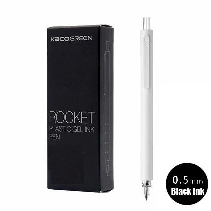 Xiaomi Mi Kaco Gel Pen 0.5MM Sign Pen Push School Business Office Student Stationery Supplies Smooth (1 PC)