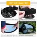 Rear View Mirror Glass For W202 W210-1 * Mirror Glass(Left )-Blue. 