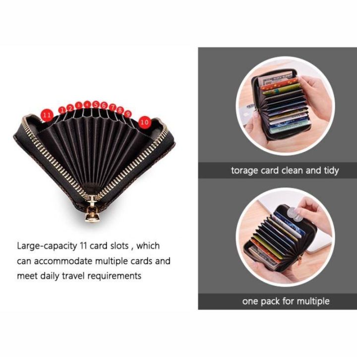 HY Bag#8030 Korean Leather Card Holder Wallet