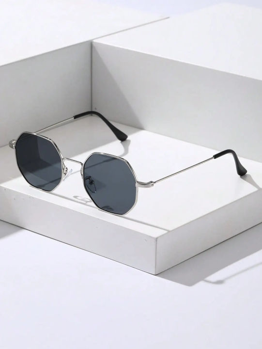 Eldorado%20Trendy%20Metal%20Frame%20Sunglasses/%20Retro%20Polygon%20Gradient%20Mirror%20Sunscreen%20Sunglasses%20-%20Image%208