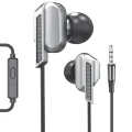 Audionic Mark 1 Earphone | Hi-Fi Earphone Clear Treble Extra Bass Wired Stereo Handsfree With HD Mic | Wired hand free with 3.5 mm jack | premium quality earphones | High Quality Earphones. 