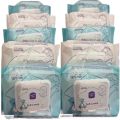 Pack of 10 soft cream baby wipes (70 Wet Sheets Each) large and soft baby wipes with Cap/Lid. Extra soft  baby wipes rash free wipes for Babies. 