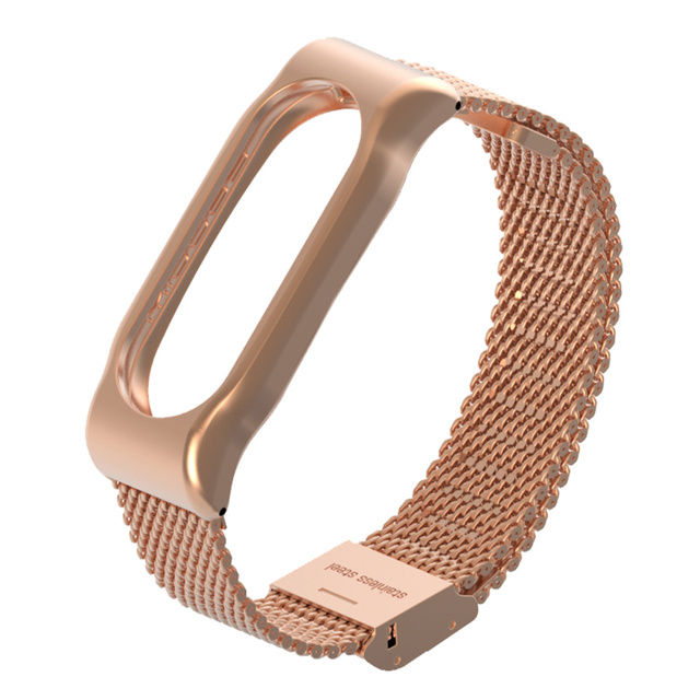 Mi Band 2 Metal Wrist Strap Stainless Steel Bracelet for Xiaomi Mi Band 2 Smart Accessories Watch Miband 5 4 3 2 Band Wristband