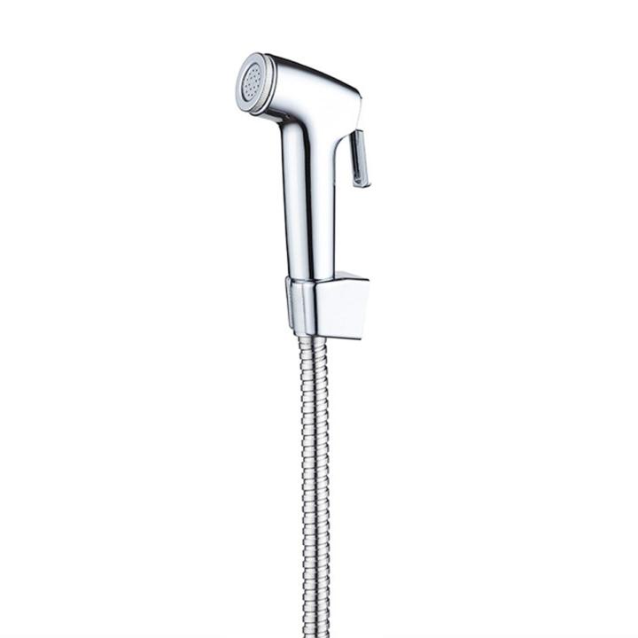 Toilet Handheld Bidet Spray Shattaf Kit Sprayer Shower Hose Rack Jet Hygiene Set