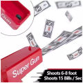 Money Rain Gun Machine - Rain Money Gun Paper Playing Spary Money Toy, Prop Money machine with 100 Pcs Play Money Cash. 