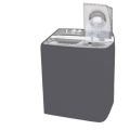 Dawlance 6550 W Twin Tub Washing Machine Cover Parachute Stuff Water & Dust Proof 100%. 