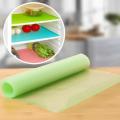 AZ- 1.5M - Refrigerator Mats Liner, Shinywear Washable Fridge Mat Cover Pads for Top Freezer Glass Shelf Wire Shelving Cupboard Cabinet Drawer - BPA Free,Non-Slip Placemats Table Mats,Waterproof Oilproof - Random Colors. 