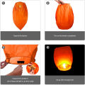 1 Pc Chinese Sky Lanterns to Release in Sky Memorial Sky Lantern with Fire Resistant Paper Floating Wishing Biodegradable Lanterns For Memorial, Birthday, Wedding, Anniversary, Celebrations and more occasion Available in Multicolors. 