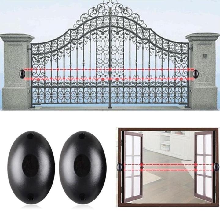 Beam Photoelectric Infrared Detector Alarm Barrier Sensor Home Security SS