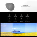 【BestGO】Fashion Polarized Night Vision Glasses Men Women Driving Sunglasses Metal Frame HD Lens. 