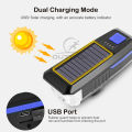 Outtobe bicycle light Solar Light USB Charging bicycle parts Bicycle Bell Horn Lamp Bike light Bike Front Light USB Solar Powered Rechargeable Waterproof Cycling Headlight with 3 Lighting Modes Mountain Road Bike. 