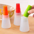 Kitchen Accessories 1Pcs Silicone oil brush liquid grill bottle baking brushes cake pastry oil pen BBQ utensil basting brush oil bottle silicone oil bottle with Brush - Random Color. 