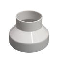Abs Duct Reducer High-Performance 6 To 4 Inch Lightweight Duct Increaser White Air Duct Adapter for Hvac Systems Dryer Vent. 
