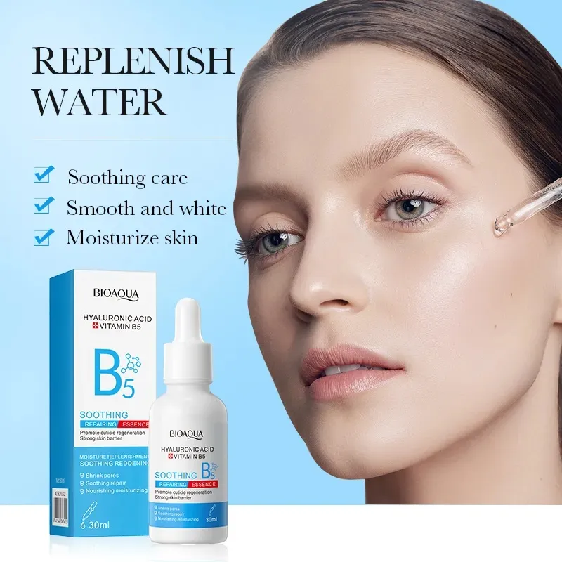 BIOAQUA Hyaluronic Acid Vitamin B5 Soothing Repair Face Serum 30ml