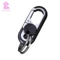 Vogue Live Lock Buckle Keychain Rotatable Live Lock Buckle Key Chain Clip Heavy Duty Anti-lost Key Holder for Pants Waist Keyring Holder for Keys Double Ring Keychain Buckle. 