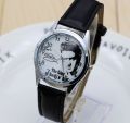 Elvis Presley Wrist Watches Men Activities Quartz Watch Elegant Leather Watch. 