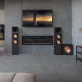 Klipsch Reference Next-Generation R-800F Horn-Loaded Floorstanding Speaker-Pair-Black. 