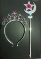 1 Pair - Princess Angle Plastic Fairy Stick and Crown. 