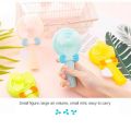 1/3/5PCS Summer Children Hand Press Portable Fan Cartoon Lollipop Shaped Easy Press Student Small Fan Household Mini Fan. 
