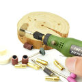 10W Hobby Craft Mini Drill Grinder Rotary Tool Set Modeling Polishing Drilling - Green. 