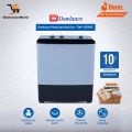 Dawlance 12 kg Twin Tub Washing Machine - Semi Automatic - DW 10500 Clear Lid-10 Years Warranty. 