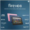 Fire HD 8 tablet | 8-inch HD display, 32 GB, 30% faster processor, designed for portable entertainment, 2022 release, with ads, Black. 