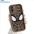 ZCSIBORUI for Infinix Note 12 G96 Back Cover Spider Man Facial Pattern Soft Camera Protection Rubber Ladder Phone Case. 