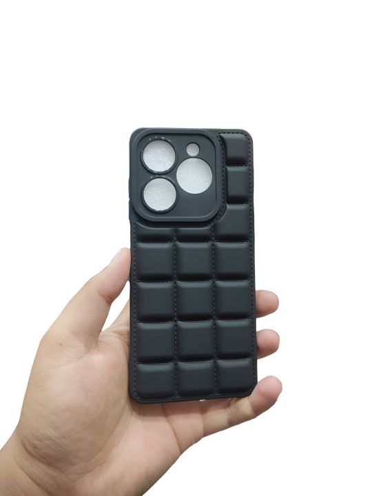 Tecno Spark 20 / Spark 20C / Smart 8 Plus / Smart 8 Pro / Smart 8 / Hot 40i Soft Official Clothe Case with camera protection Back Cover