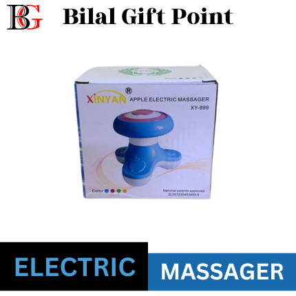 Mini Hand Electric Body Massager For Women and Girls Mini handy Full Body Massager Machine Portable Handled Triangle Vibrational Electric Massager USB Cable or 3 AAA Batteries AC DC