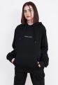 Broke artist plane black pullover hoodie for women. 