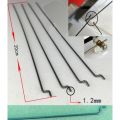 3pcs steel push rod rudder angle 1.2mm push pull rod. 