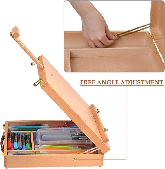 Portable%20Painting%20Storage%20Box%20Easel%20Beechwood%20Easel%20Box%20Adjustable%20Table%20Ske.tch%20Box%20Easel%20Wooden%20Artist%20Storage%20Case%20Easel%20for%20Drawing,%20Painting%20-%20Image%204