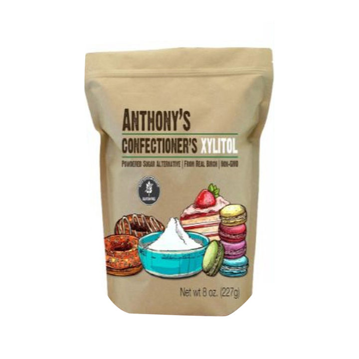 Anthony's Confectioner's Xylitol Sweetener, 8 oz, Powdered Sugar Alternative, Made from Birch, Gluten Free, Keto Friendly, Non GMO