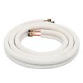 Air Conditioner Tube 1/4+3/8 Insulated Copper Pipe 5mtr Air conditioning pipes. 