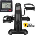 Mini Exercise Bike Exercise  Cycle Compact Under Desk Pedal Bike Pedal Cycle Exerciser for Arms and Legs with LCD Screen, Portable Foot Cycle, Digital Monitor, Step Tracker, and Adjustable Tension Knob. 