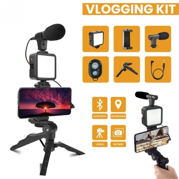 video camera camera and mic setup
