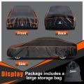 Anti-Hail Heavy-Duty Car cover with thick foam layer inside,100% waterproof+heat-resistance korean parachute out side layer & soft fabric layer inside to prevent car from scratches.. 