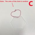 Kawaii DIY Acrylic Keychain Korean Idol Clear Pendant Bag Accessories Creative Decor. 
