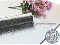 60x200cm Self Adhesive Aluminium Foil Sticker Roll, Oil Proof Waterproof Aluminium Sheet DIY Wallpaper, Backsplash Aluminium Sticker for Home, Kitchen, Stove, Cabinet, Wall, Drawers, Furniture, Silver Colour. 