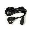1.5M 3-Prong AC Power Cord | Universal Replacement Power Cable for Computer, Desktop PC, Monitor, LED/LCD TV, Printer & Electrical Equipment | High-Quality 250V Power Lead for Home, Office, UPS, Power Supply & Electronics. 