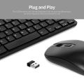 Wireless Mini Keyboard & Mouse Combo Pack Model KM-901 - Black. 