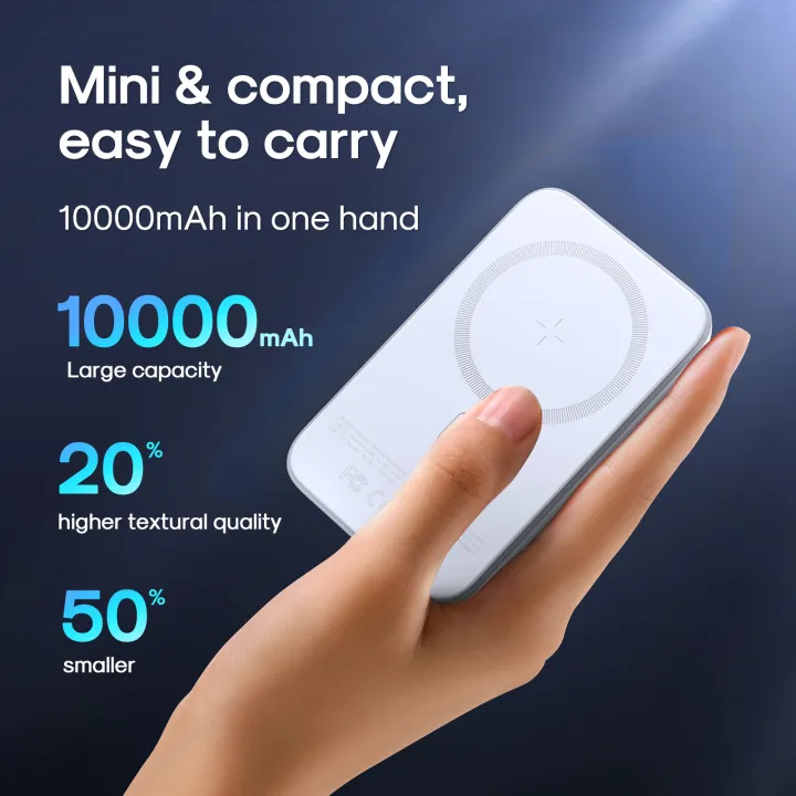 Joyroom%20JR-W020%2020W%20Mini%20Magnetic%20Wireless%20Power%20Bank%2010000%20MAH%20-%20Image%202